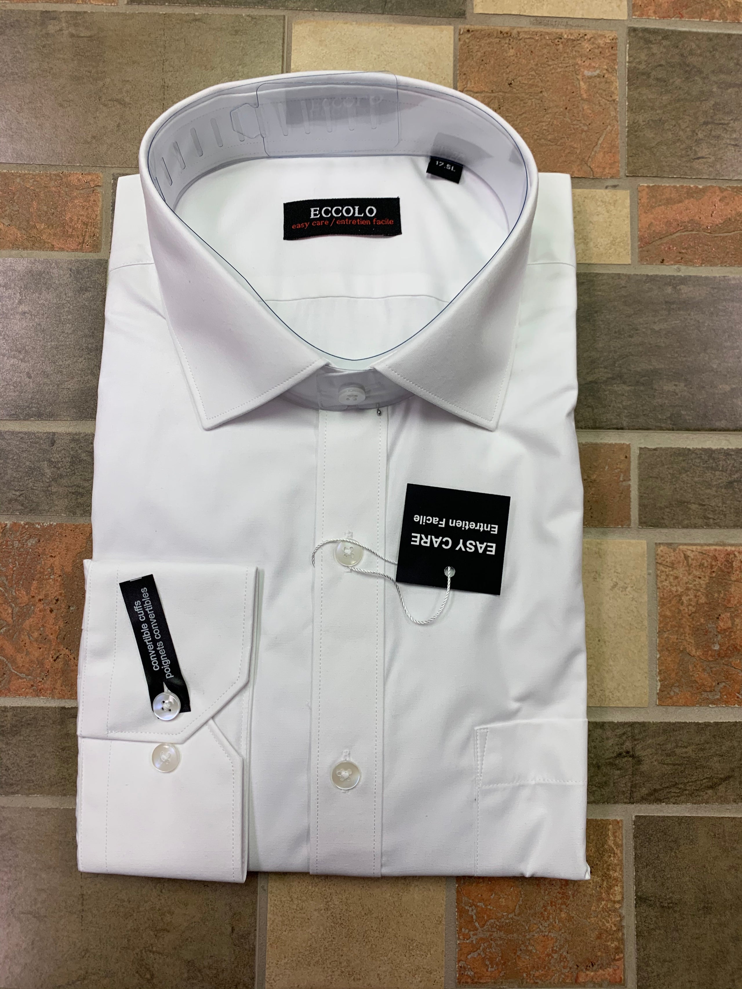 Eccolo Easy Care Dress Shirt | Bromley's Menswear